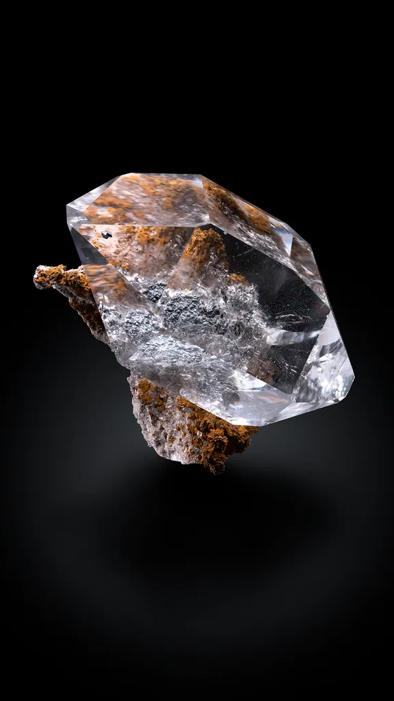 Quartz from USA, New York, Herkimer County, Little Falls, Treasure Mountain Diamond Mine image