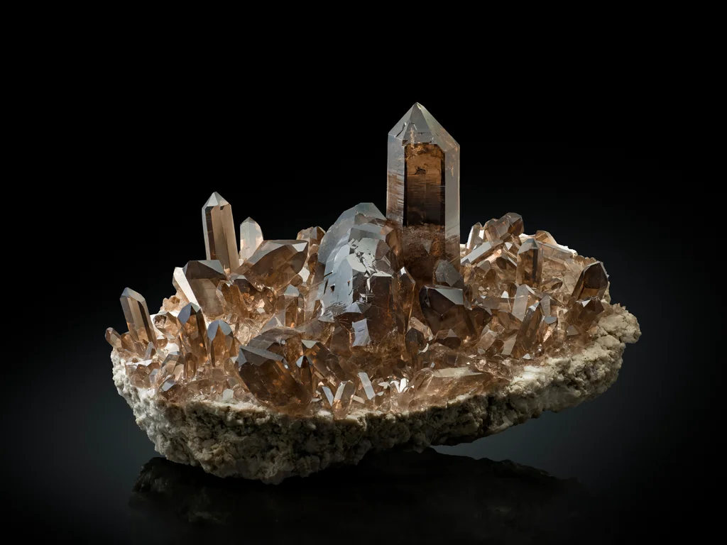Quartz from Zinggenstöcke, Bern, Switzerland image