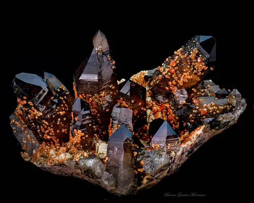 Quartz Garnet Spéssartite image