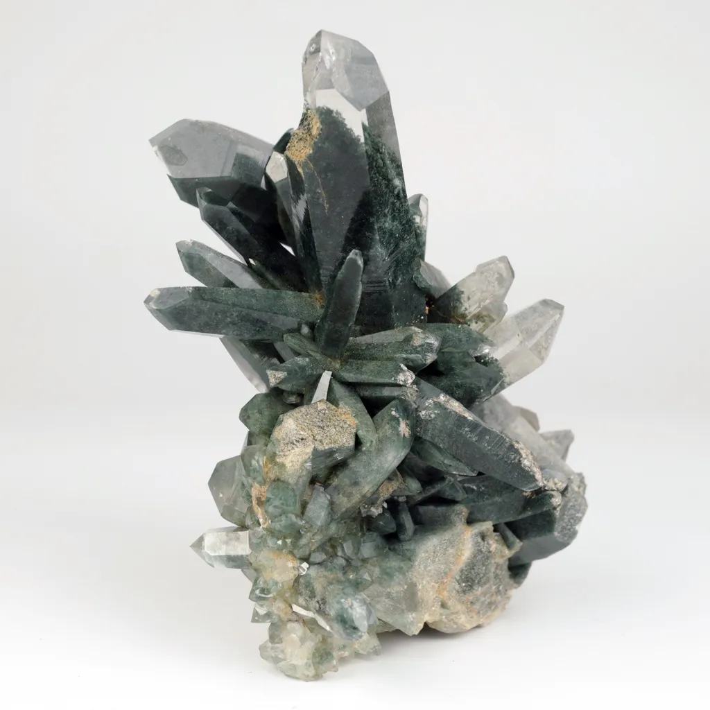 Quartz Gray Cluster Rare Find Natural Mineral Specimen - image 2