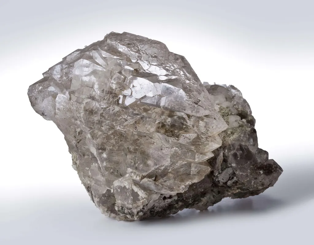 Quartz (Gwindel) With Adularia image
