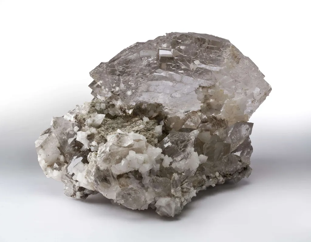 Quartz (Gwindel) With Adularia - image 2