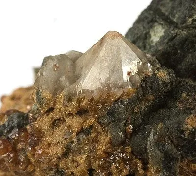 Quartz, Hedenbergite, Grossular - image 2