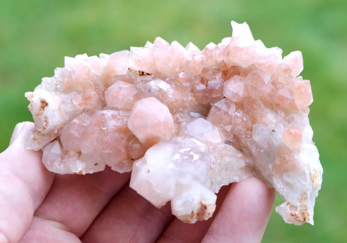 Quartz & Hematite 173 grams - Orange river, South Africa - image 2