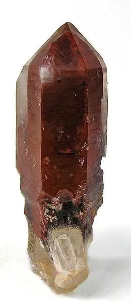 Quartz, Hematite image