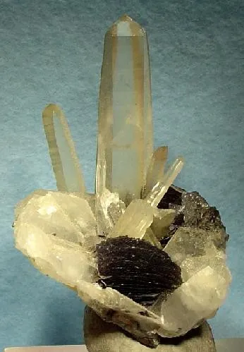 Quartz, Hematite image