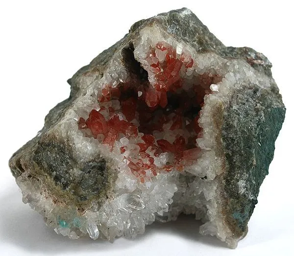 Quartz, Hematite image