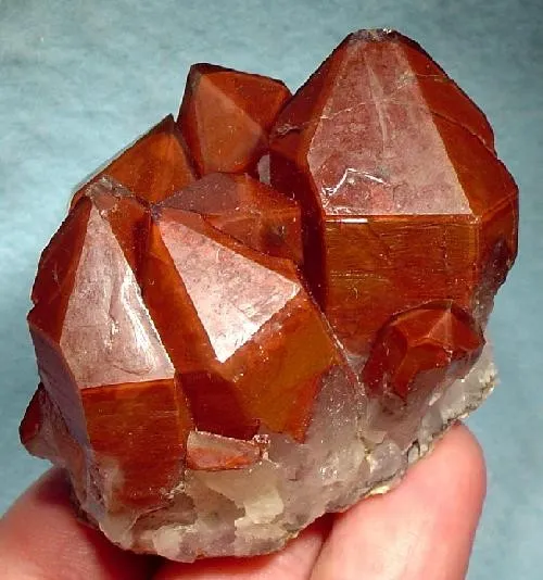 Quartz, Hematite image