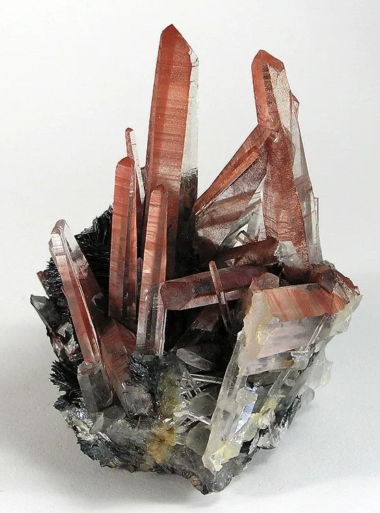 Quartz, Hematite image