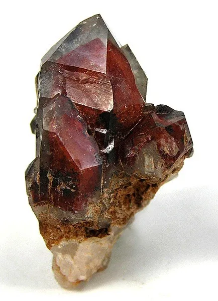 Quartz, Hematite image