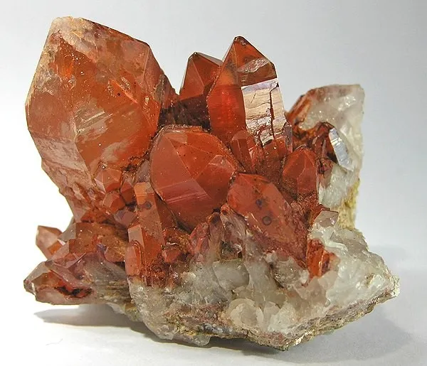 Quartz, Hematite image