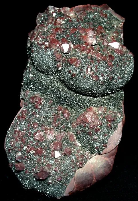 Quartz, Hematite, Hematite image