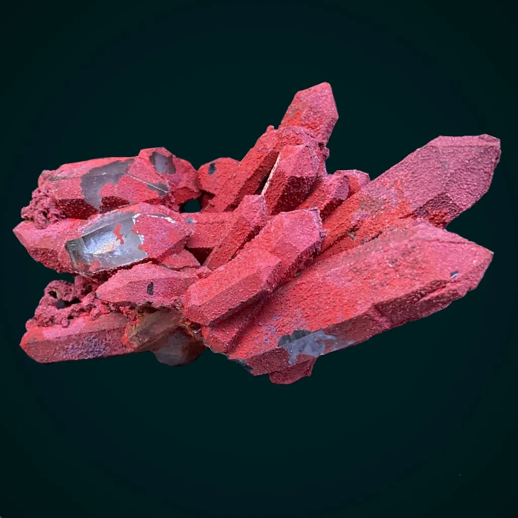 Quartz, Hematite - Orange River, Namibia image