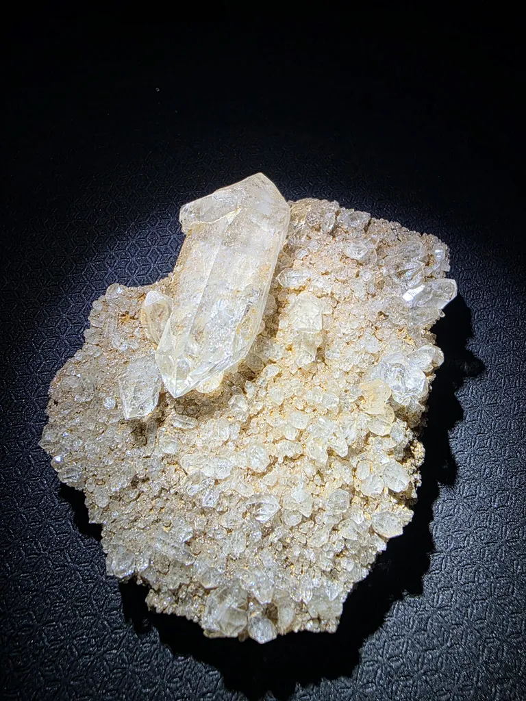 Quartz in matrix image