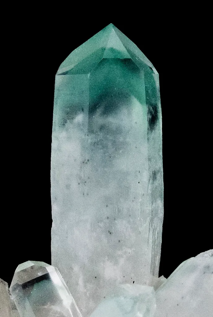 Quartz Included By Fuchsite - image 5