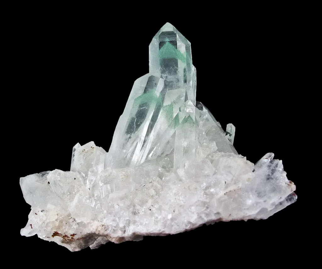 Quartz Included By Fuchsite image