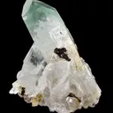 Quartz Included By Fuchsite - image 1