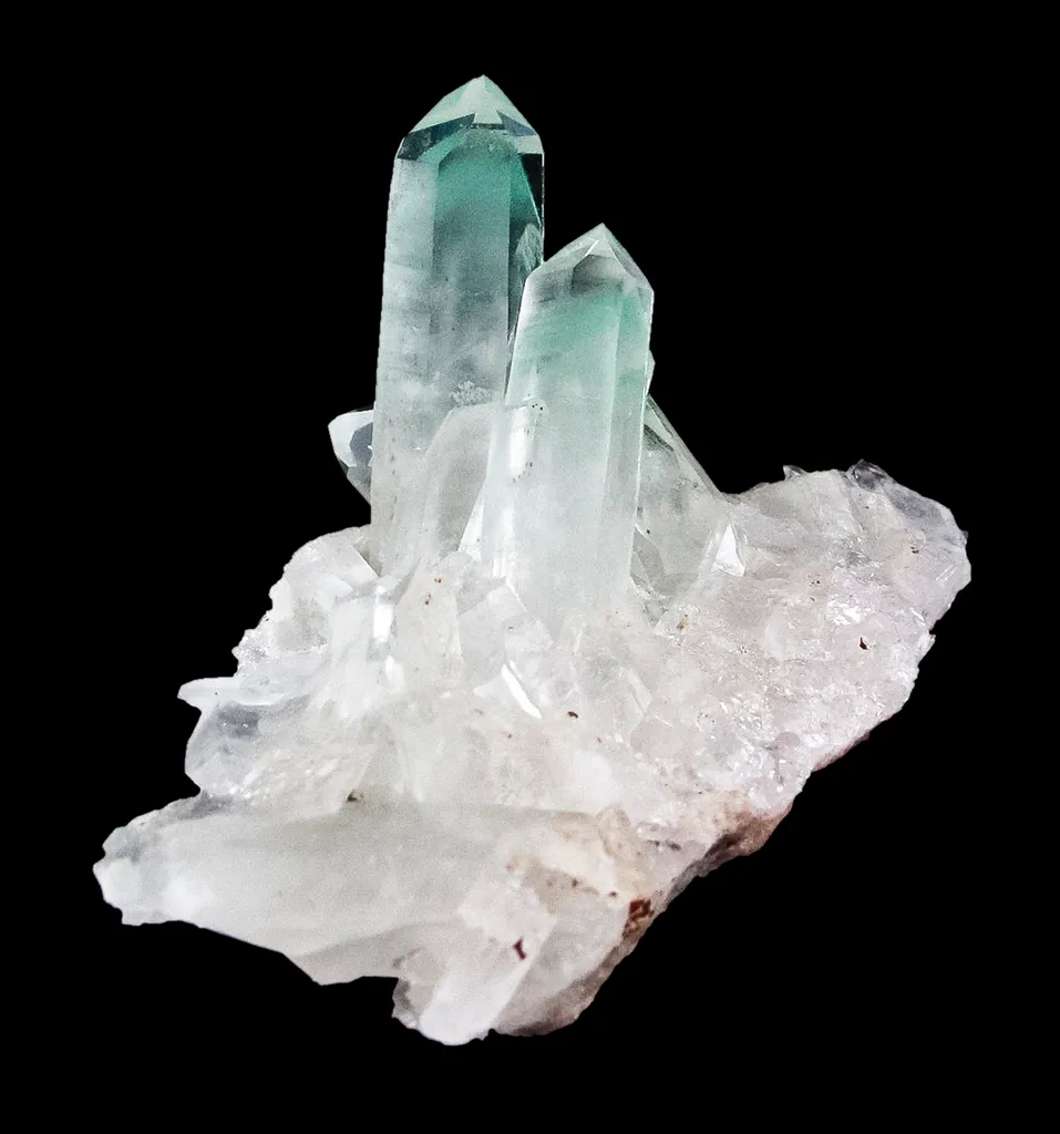Quartz Included By Fuchsite - image 11