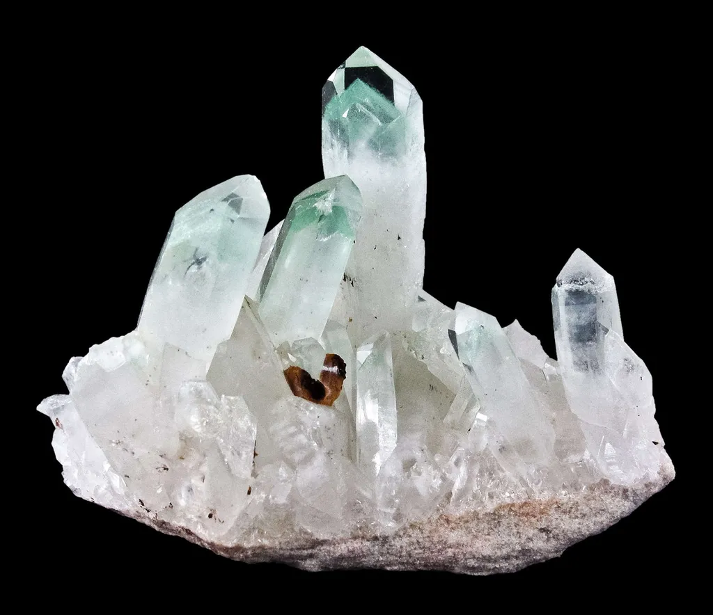 Quartz Included By Fuchsite - image 7