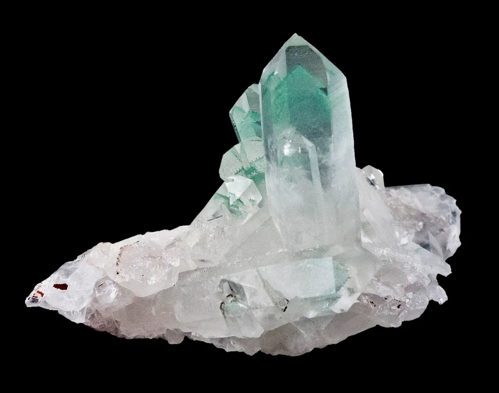 Quartz Included By Fuchsite - image 5