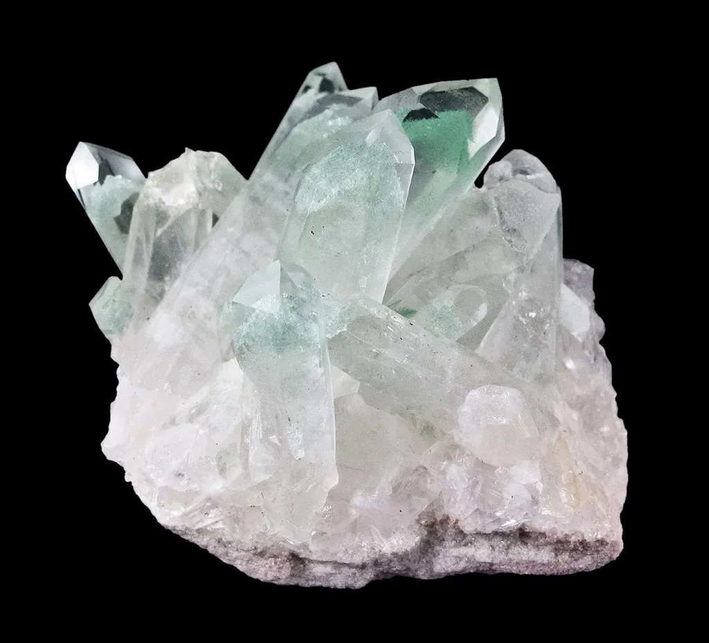 Quartz Included By Fuchsite - image 3