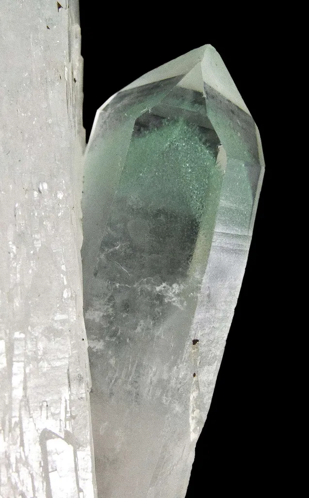 Quartz Included By Fuchsite - image 8