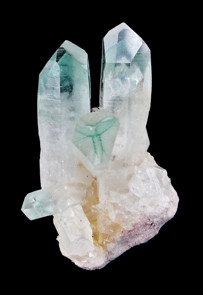 Quartz Included By Fuchsite - image 3
