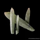 Quartz included by Hedenbergite (Prasem) - image 3