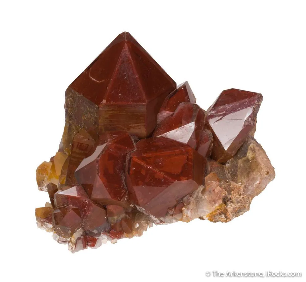 Quartz included by Hematite - image 6