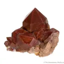 Quartz included by Hematite - image 5