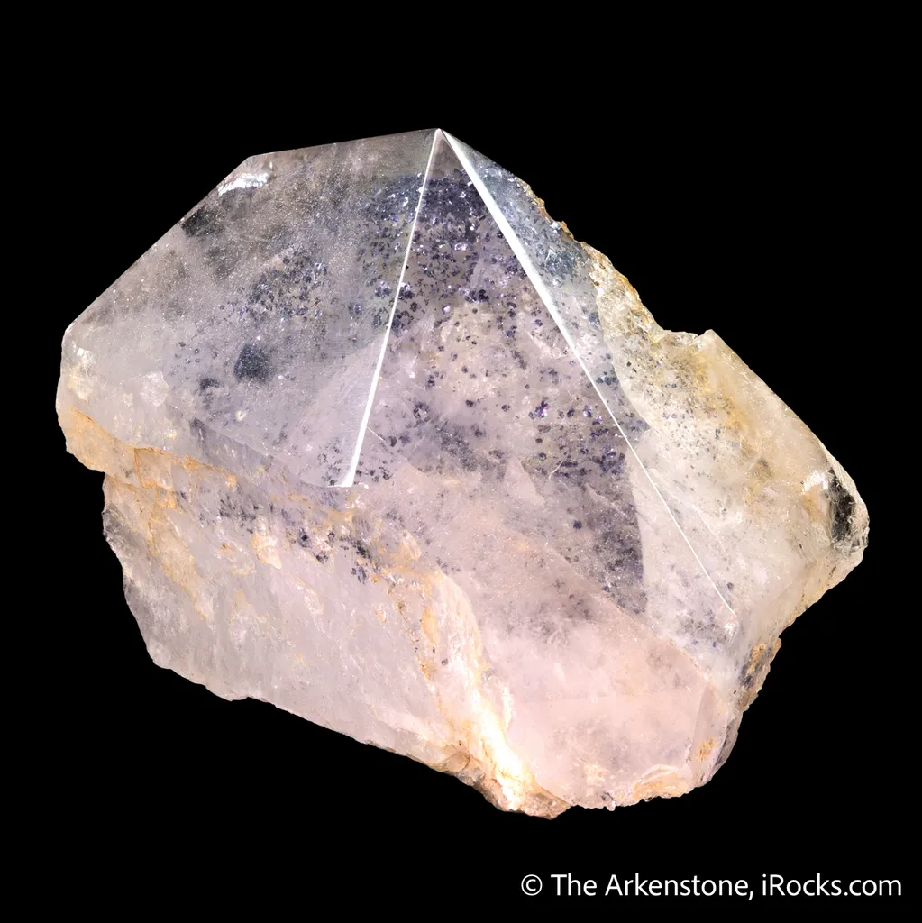 Quartz included by Molybdenite - image 4