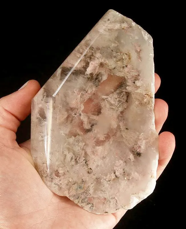 Quartz Included By Montmorillonite (Polished) - image 4