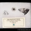 Quartz included by Schorl Tourmaline (Polished & Cut set) - image 1
