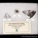 Quartz included by Schorl Tourmaline (Polished & Cut set) - image 7
