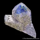Quartz included by Shattuckite - image 7