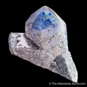Quartz included by Shattuckite - image 5
