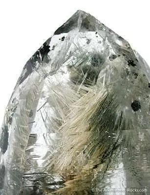 Quartz Included With Byssolite - image 3