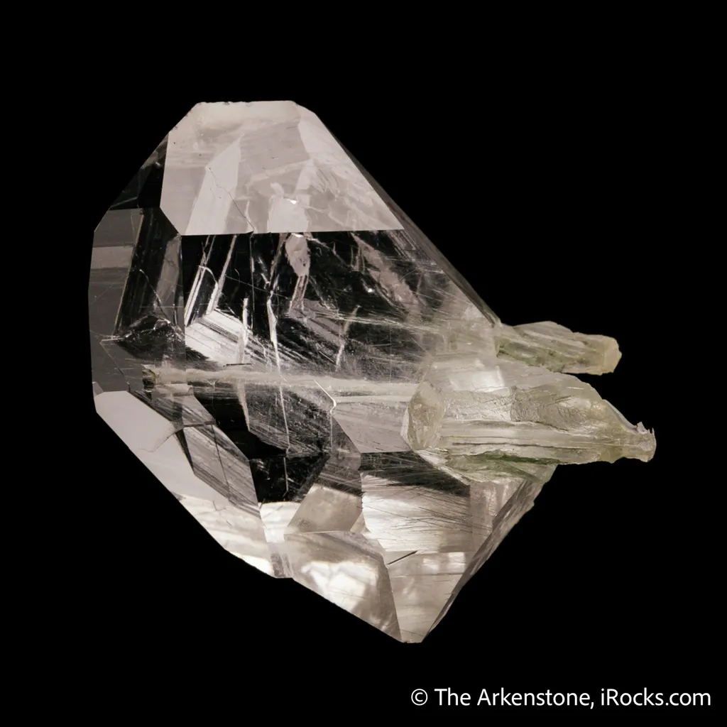 Quartz included with Byssolite - image 4