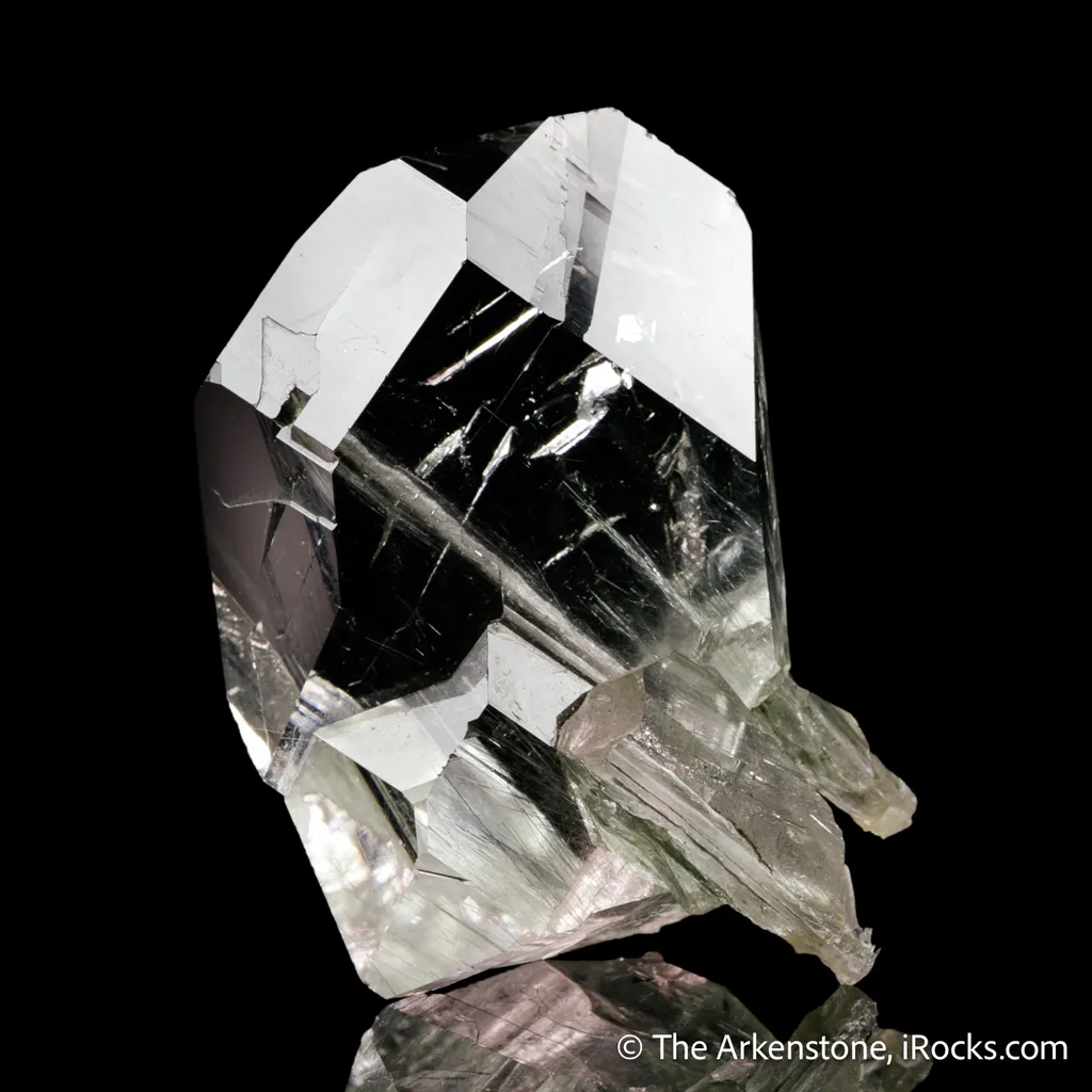 Quartz included with Byssolite - image 5
