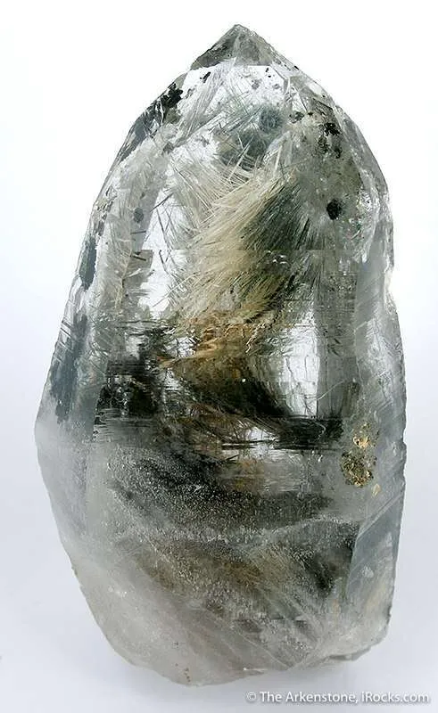 Quartz Included With Byssolite image