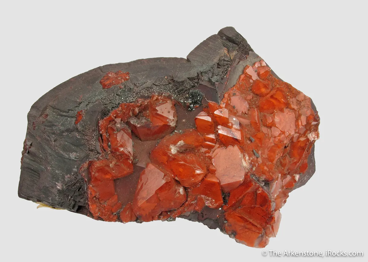 Quartz included with Hematite, on Kidney Ore - image 7