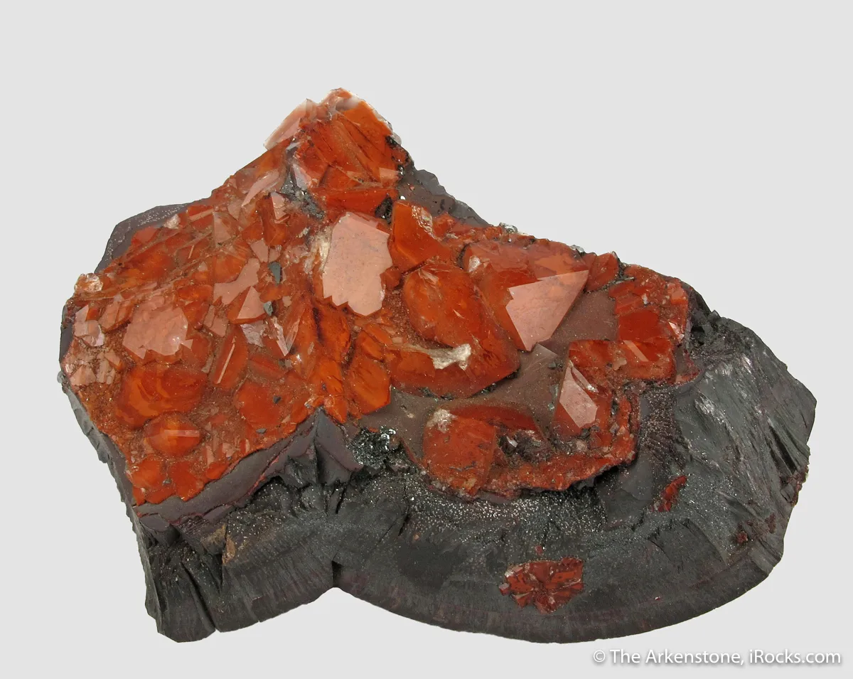 Quartz included with Hematite, on Kidney Ore - image 6