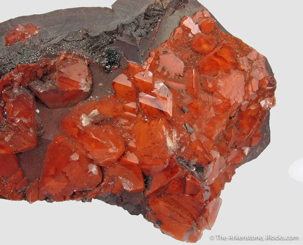 Quartz included with Hematite, on Kidney Ore - image 4