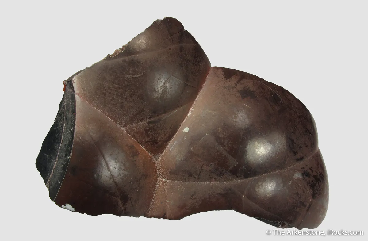 Quartz included with Hematite, on Kidney Ore - image 2