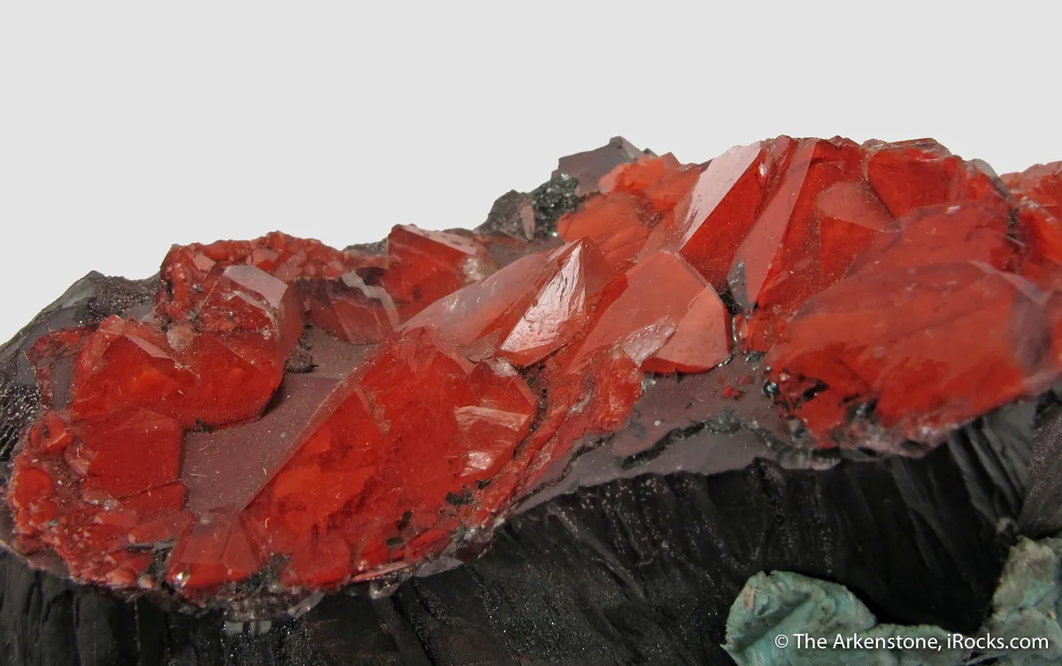 Quartz included with Hematite, on Kidney Ore - image 3