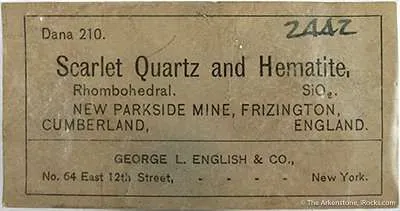 Quartz Included With Hematite on Specular Hematite - image 3