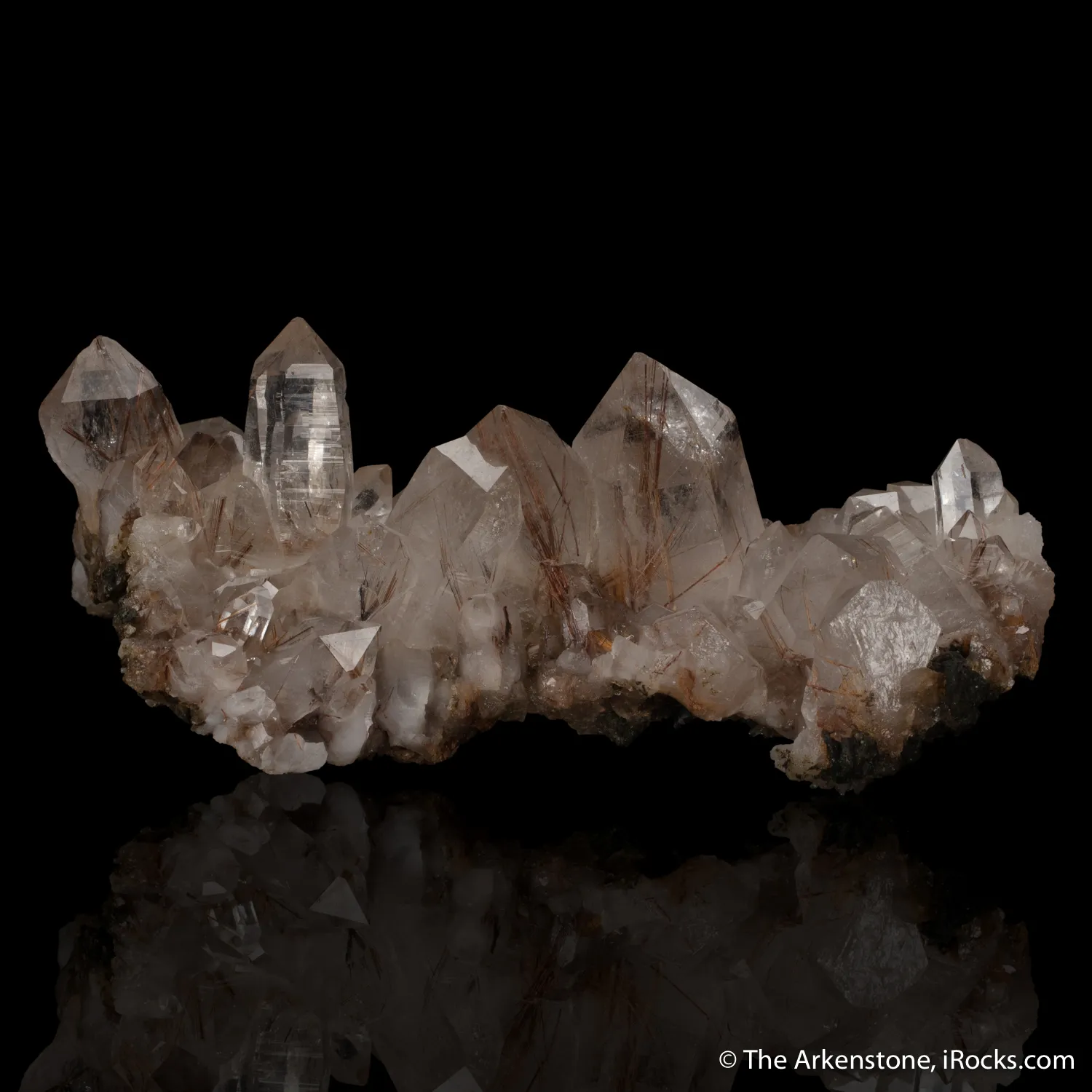 Quartz included with Rutile - image 1