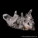Quartz (Japan Law Twin) on Cassiterite - image 5