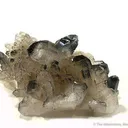 Quartz (Japan Law Twin) With Manganbabingtonite - image 1