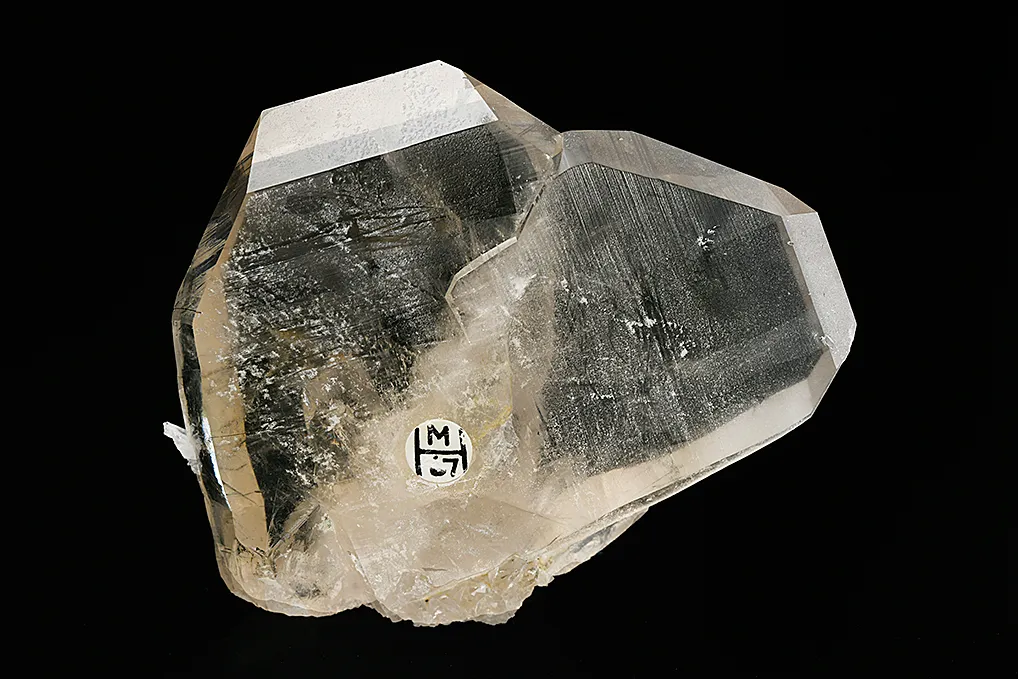Quartz (Japan-law twin) with Tourmaline Inclusions - image 2